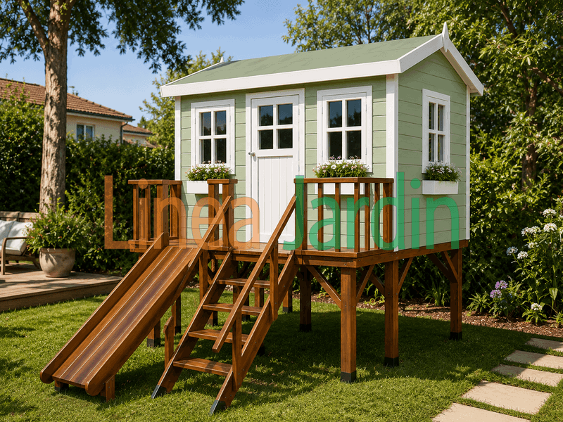 Casitas Infantiles de Madera, Casitas de madera Linea Jardin