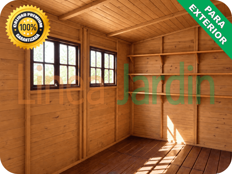 Depósitos de Jardín, Armarios para Exterior, Galpones, Cobertizos y Casetas de Madera, marca LINEA JARDIN