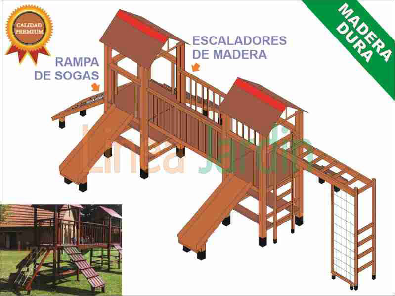Juegos de Plaza, Mangrullos Infantiles Linea Jardin