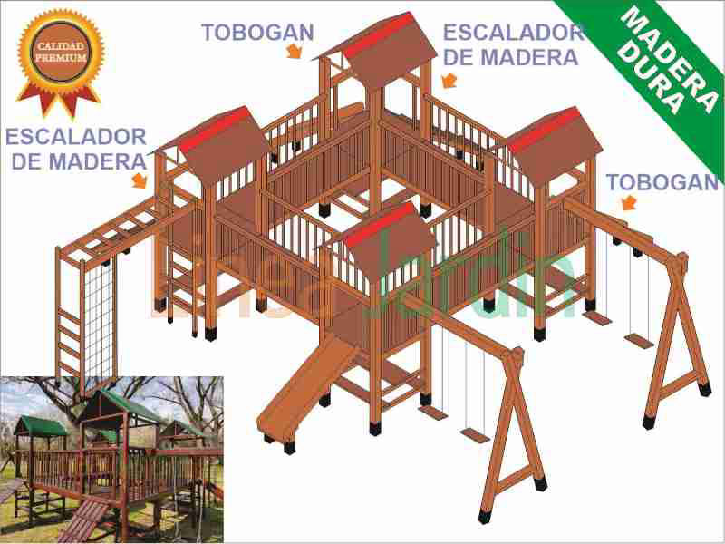 Juegos de Plaza, Mangrullos Infantiles Linea Jardin