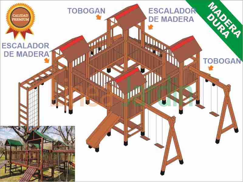 Juegos de Plaza, Mangrullos Infantiles Linea Jardin