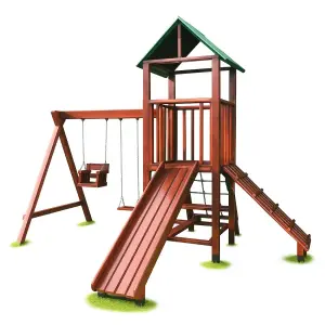 Mangrullos Infantiles con Tobogan y Hamacas, Juegos de Plaza