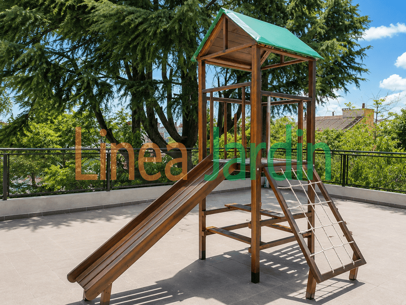 Juegos de Plaza, Mangrullo con Tobogan