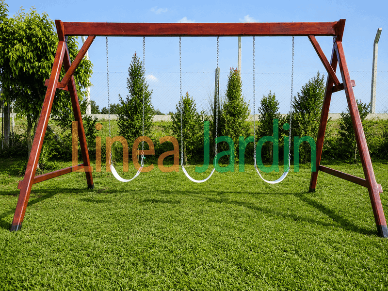 Portico con Hamacas, Columpios Linea Jardin